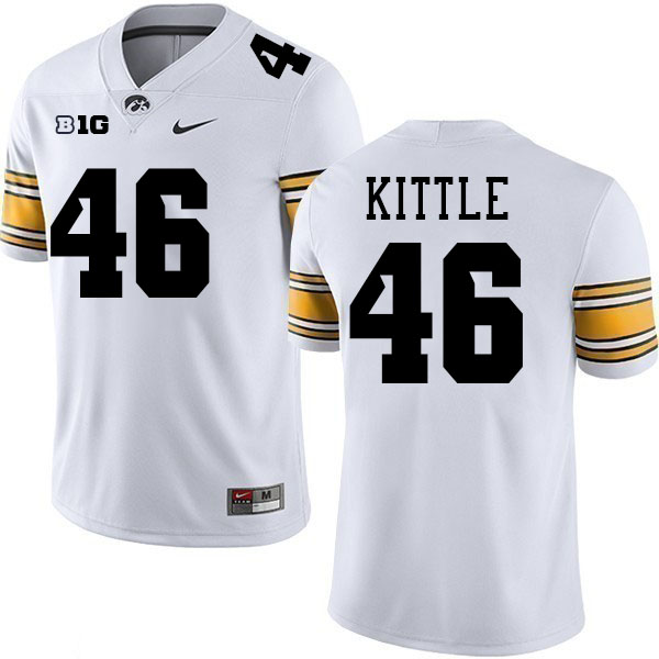 George Kittle Iowa Jersey,University Of Iowa Hawkeyes Fotoball Uniforms,Jersey,Gears-White